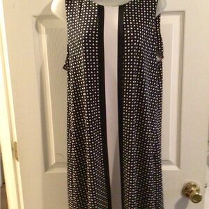Michael Kors Black and White Polka Dot Dress